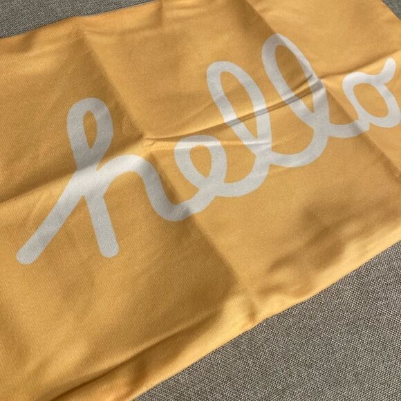 "Hello" Accent Pillow Cover - Picture 6 of 6